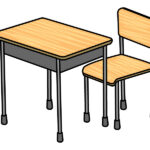 大量の椅子、机の組み立て